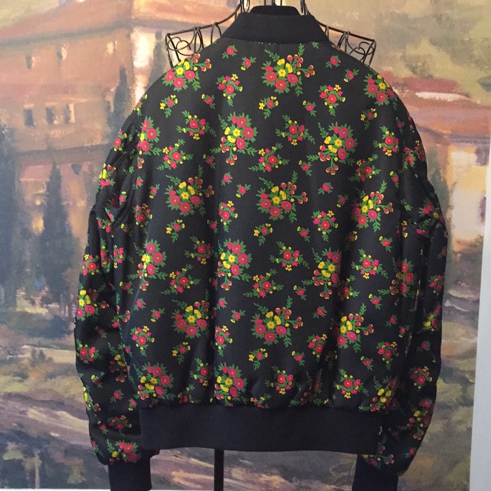 BNWT Gucci Floral Bouquets Print Bomber Jacket - Picture 3 of 10